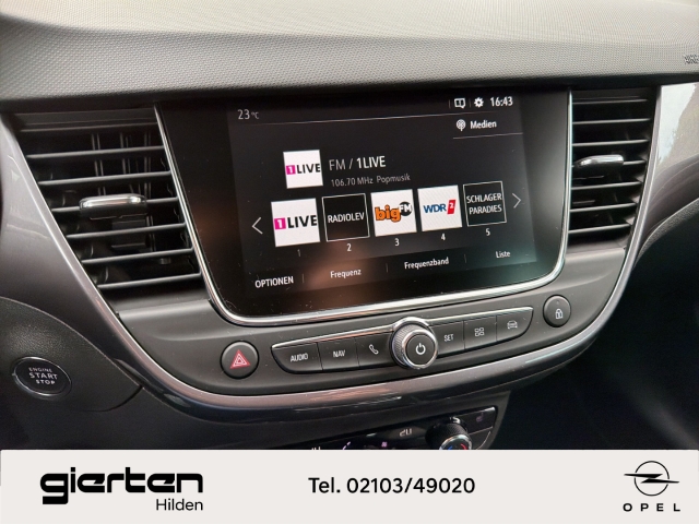 OPEL Crossland ULTIMATE 360° CARPLAY SHZ LENKRADHZG OPEL Crossland ULTIMATE 360° CARPLAY SHZ LENKRADHZG